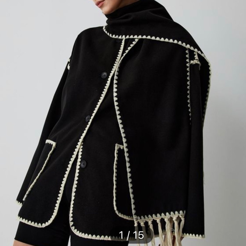 Scarf and Light Coat — Brand new